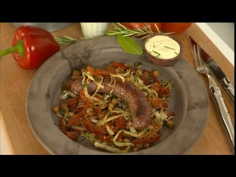 Mitt kök grillar lammkorv - TV4