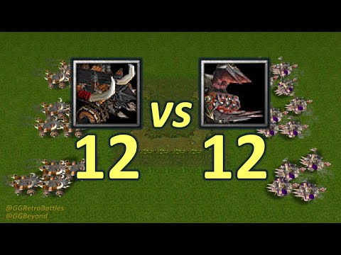 12 Demolishers vs 12 Meat Wagons - Same Food - WarCraft III Retro Battles