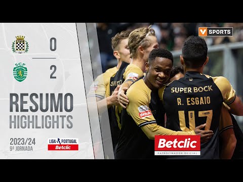 Resumo: Boavista 0-2 Sporting (Liga 23/24 #9)