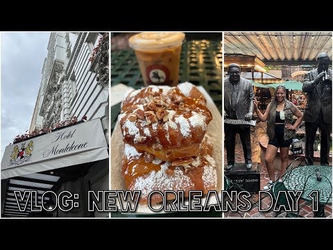 Bday Vlog: New Orleans Day 1 | Hotel Monteleone | Cafe Beignet | Sung Chong Nola | French Quarter