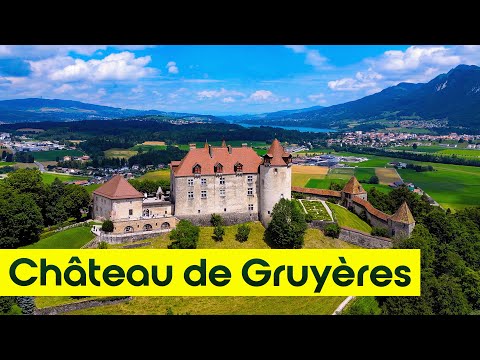Château de Gruyères from Above with Bulle & Lac de la Gruyère | Switzerland 🇨🇭 | Drone Shot