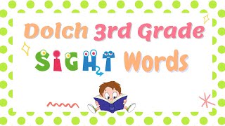 Third Grade Sight Words / Dolch Sight Words 3rd Grade | Teacher Joan