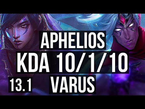 APHELIOS & Nami vs VARUS & Xerath (ADC) | 10/1/10, Legendary, 1.3M mastery | EUW Grandmaster | 13.1