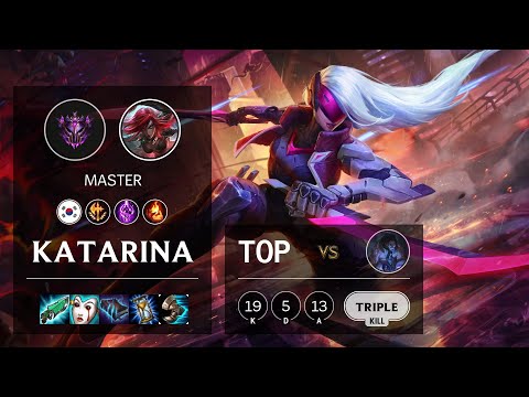 Katarina Top vs Sylas - KR Master Patch 10.22