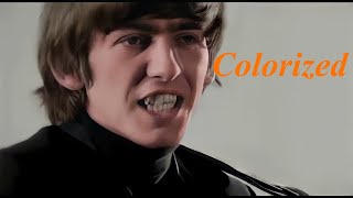 The Beatles - I&#39;m Happy Just To Dance With You (AHDN scene) [COLORIZED]