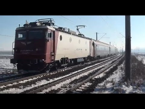 Tren IR1831 Galati - Cluj Napoca cu EA442 intre Dolhasca si Liteni - 08.01.2020