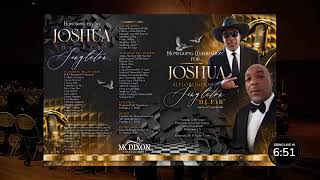 The funeral of DJ Fab, Joshua Singleton, of Franklin, La., Program Director Emeritus of KBZE 105.9FM