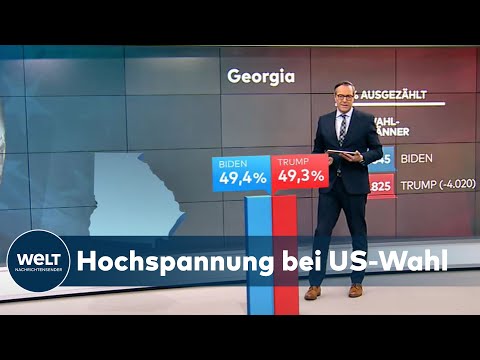 US-WAHL 2020: Der Wahlkrimi in den Vereinigten Staaten geht weiter