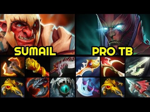Who's the Late Game Boss? SUMAIL Full Slotted Troll Warlord vs Divine Rapier Terrorblade 7.27 Dota 2