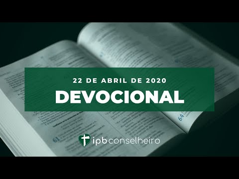 Devocional - 22/04/2020