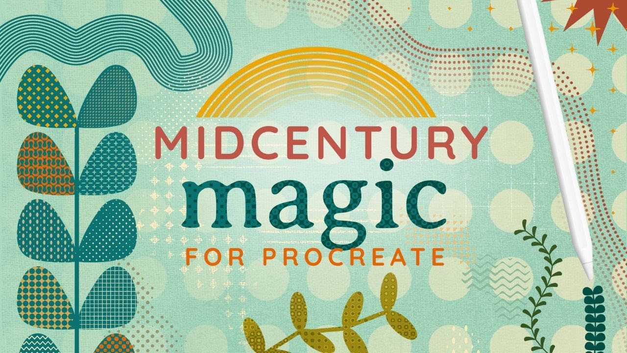 Midcentury Magic Brush Set for Procreate: Complete Walkthrough and Demo