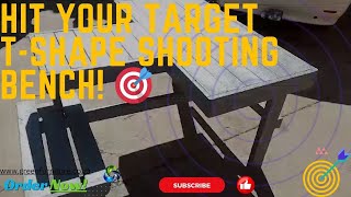 Eco-Friendly Firepower! ♻️ The Ultimate T-Shape Shooting Bench is Here! | GreenFurniture