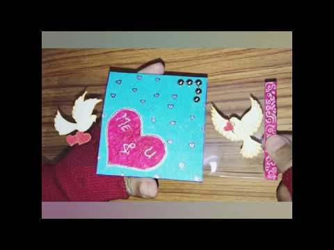 Tutorial Love birds double slider card