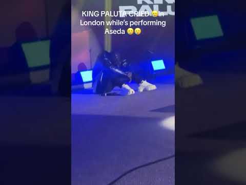 King Paluta wept on stage during his performance in London #masstv #masstvgh #masstvghana