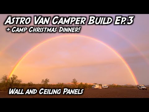 Astro Van Camper Build Ep.3 Walls and Ceiling
