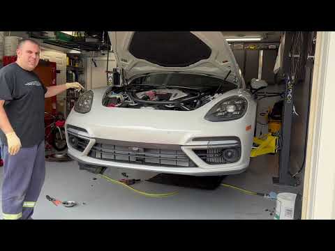 Panamera 971 Front Bumper Removal