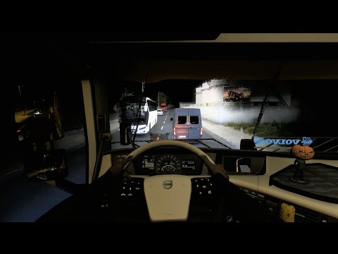 ets2 volvo fh16 750 cabin view Driving In Rain |World's Best Realistic Driving  Game - ets2 1.40