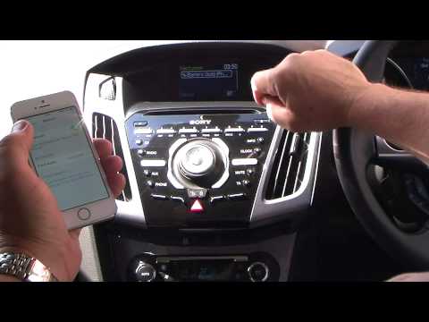 Syncing an iPhone to the Sony bluetooth system in a Ford Focus 1.0 SCTi EcoBoost Titanium 5dr