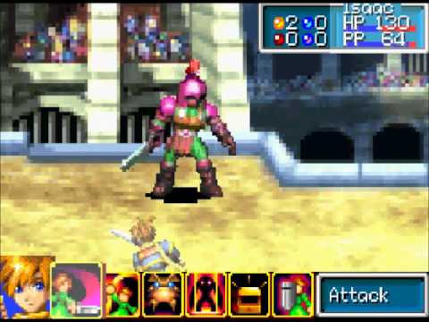 Golden Sun - Isaac solo - Part 8 - Colosso "Navampa" (lvl 14)