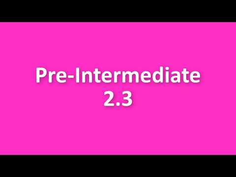 New English File Pre-Intermediate listening 2.3