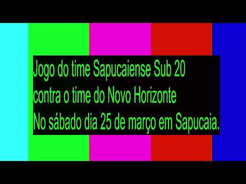 Jogo do Time do Sapucaiense x Novo Horizonte - dia 25 de março de 2023