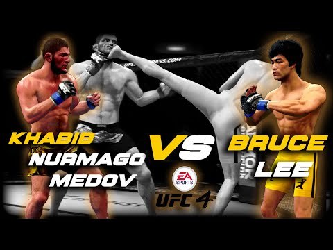 Bruce Lee vs Khabib Nurmagomedov Free Fight  | UFC 4