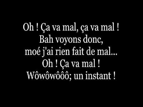 Mes Aieux - Ça va mal Lyrics