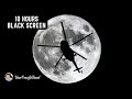 Night HELICOPTER Flight Sound | Interior HELICOPTER Ambience - 10 Hours White Noise Black Screen