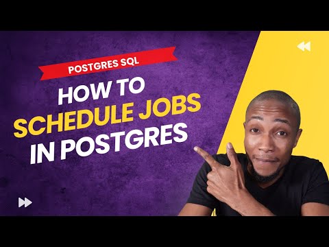 How to Schedule Jobs in Postgres | Postgres PgAgent