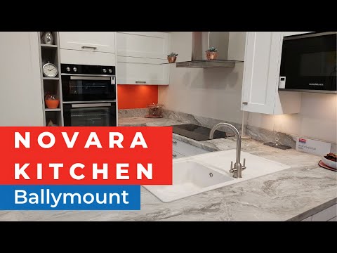 Noyeks - Kitchen Doors & Cabinets - The Novara Collection White in Ballymount Showroom
