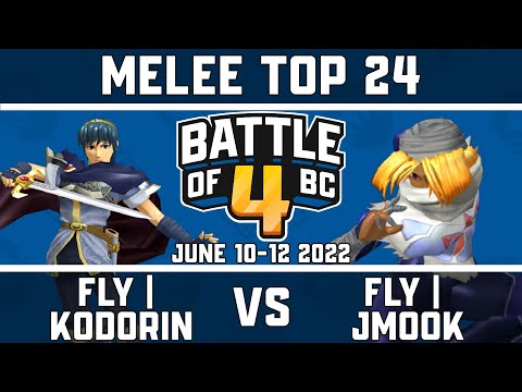 FLY | KoDoRin vs FLY | Jmook - Melee Singles Top 24 - Battle of BC 4