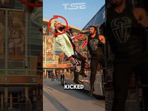 Did You Know Roman Reigns Kicked Enzo Amore Off A WWE Tour Bus? 😳😨 #wwe