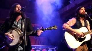 The Avett Brothers live - The New Love Song (Scott changing lyrics) - @ Fabrik in Hamburg 2013-03-05