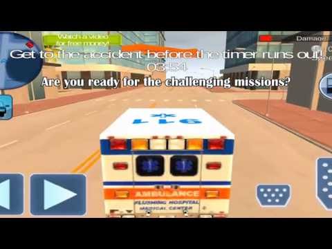 Miami Ambulance Simulation 3D Video