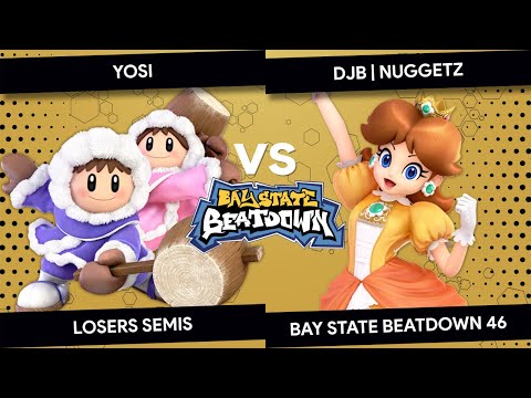 Bay State Beatdown 46 - yosi (Ice Climbers, Sheik) vs djb | Nuggetz (Daisy) - Losers Semis