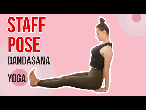 How To Do Staff Pose - Dandasana Yoga Step by Step for Beginners 2022