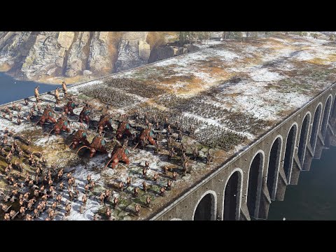 OGRE BRIDGE LAST STAND - Total War WARHAMMER 3