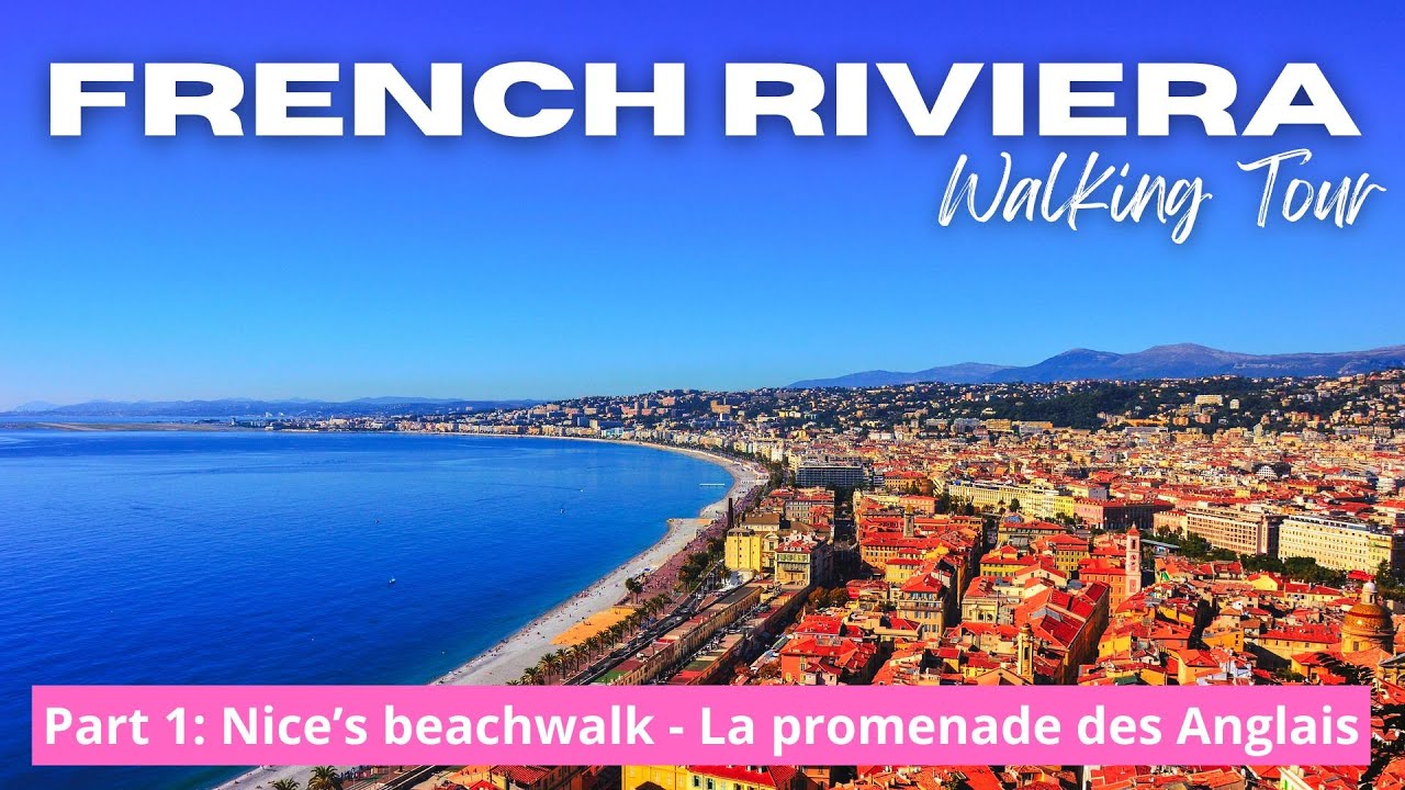 Nice, France Beachwalk |The Most Stunning City On The French Riviera 🏖️🌴☀️