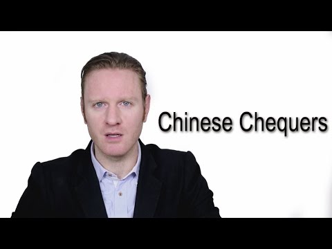 Chinese Chequers - Meaning | Pronunciation || Word Wor(l)d - Audio Video Dictionary