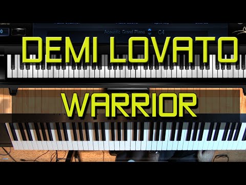 Piano Tutorial - How to Play Warrior by Demi Lovato