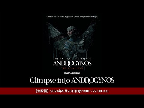 ”ANDROGYNOS – THE FINAL WAR -“開催記念特別番組『Glimpse into ANDROGYNOS』