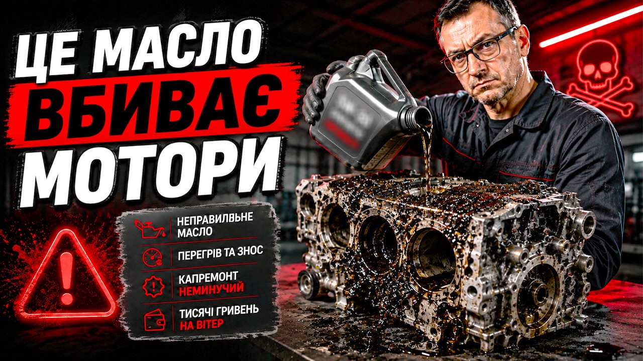 Не будь ідіотом! Оминай це масло, або готуй 150 000 грн на капремонт двигуна