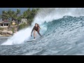Erica Hosseini Surfs Bali