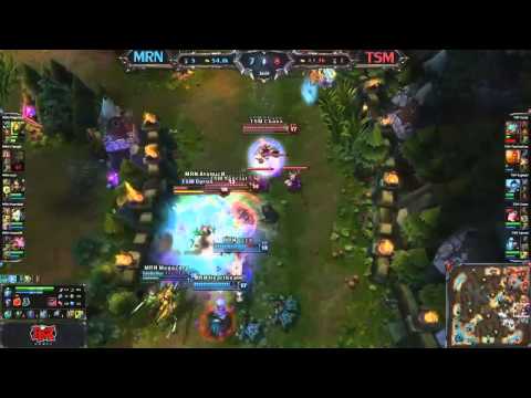 MRN Heartbeattt with a Tristana Quadra Kill Against TSM