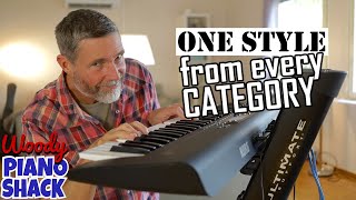 Video thumbnail for KORG i3 Demo - Fun with ONE STYLE CHALLENGE! by Woody Piano Shack