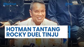 Otaknya Disebut Kalah Bersinar dari Berlian, Hotman Paris Geram & Tantang Rocky Gerung Duel Tinju
