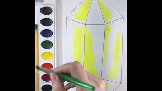 How to draw gems and crystals 1 for kids