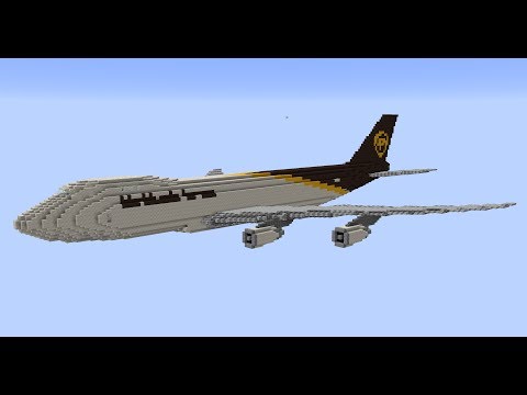 F N A Gaming Boeing 747 8f Ups Minecraft Project