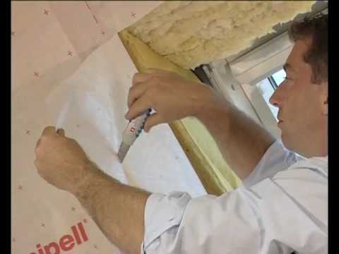 SIGA Corvum 30/30 - Connecting the vapor barrier to the roof window airtight