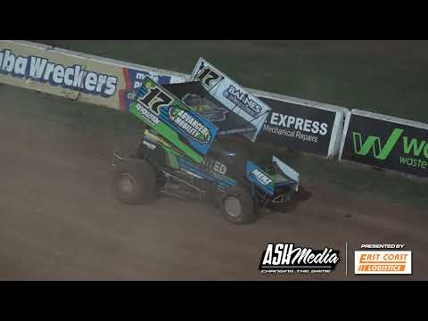 Sprintcars: Luke Oldfield Crash - Archerfield Speedway